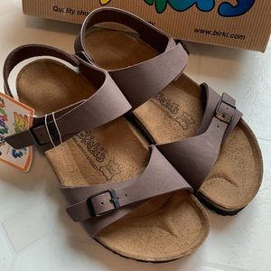 NWT Birkis Montego Sandals. W10, M8
